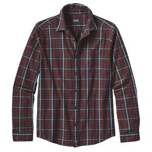 Men's Patagonia Long-Sleeved Bluffside Shirt Sz M